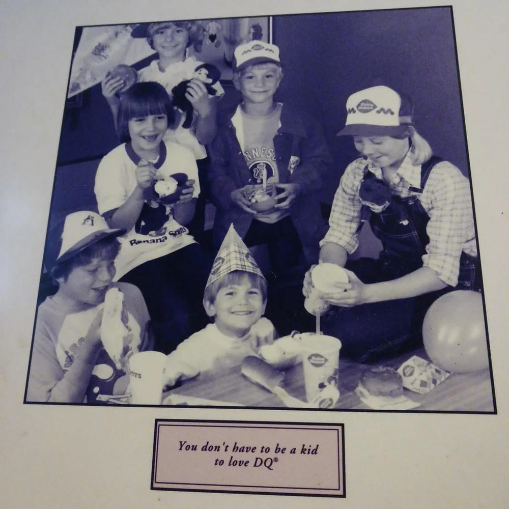 Vintage Dairy Queen Franchise Framed Picture
